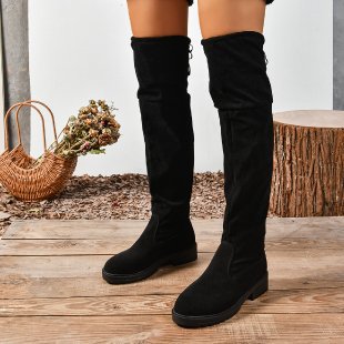 【2025 Nou】Women's spring thin over knee high heels boots